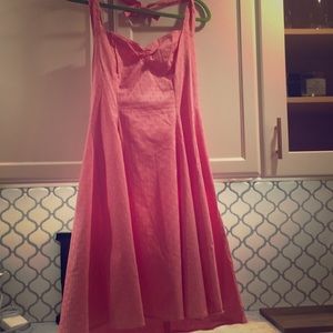 Retro halter top dress.